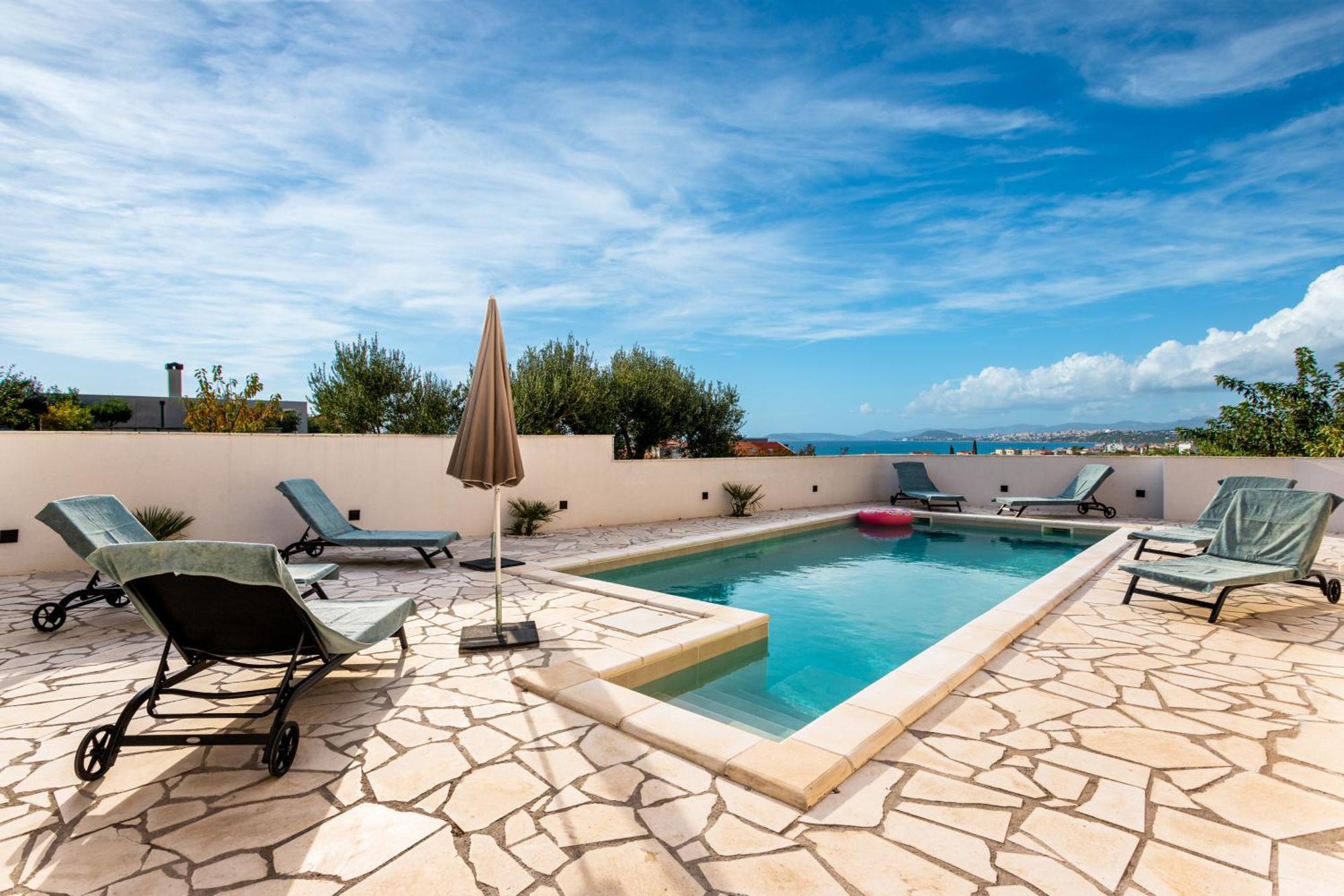 Villa Ana Perfect For Families With Kids And Groups,House With Heated Pool Podstrana Ngoại thất bức ảnh